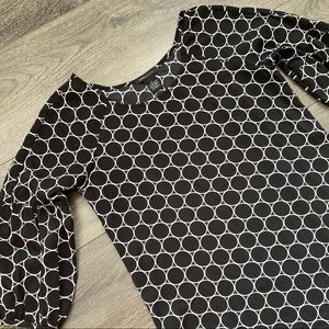 BCBG MaxAzria Black and White Top